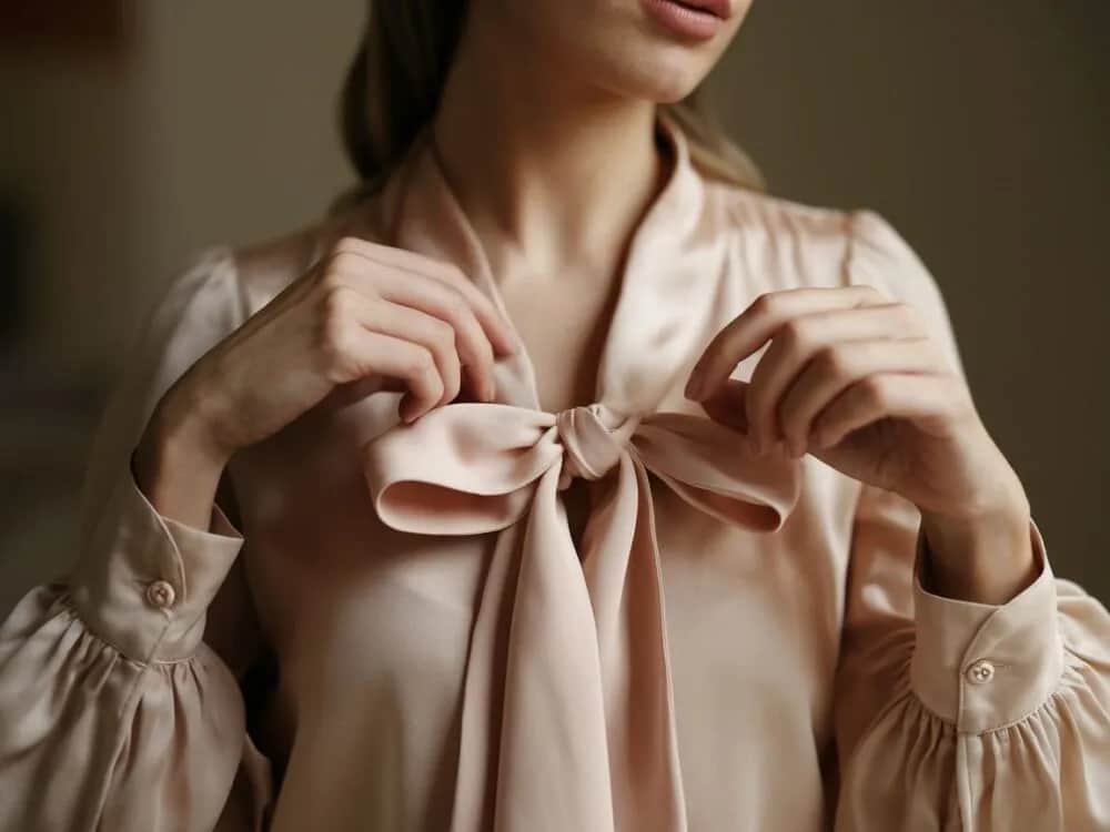 Jak zawiązać supel na bluzce, aby wyglądać stylowo i schludnie