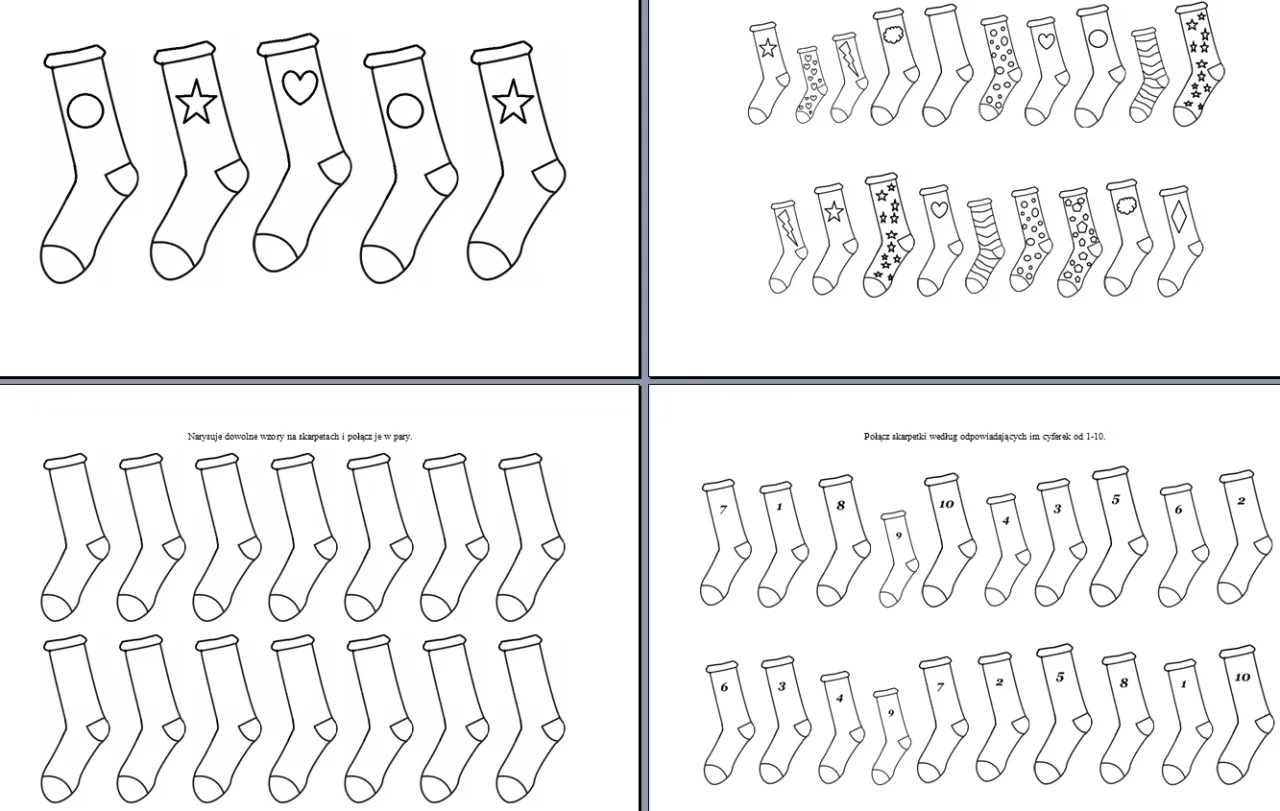 Jak narysować skarpetki: proste techniki i inspiracje do rysowania