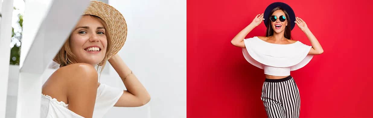 Jak nosić bluzki hiszpanki, by uniknąć zsuwania i wyglądać stylowo