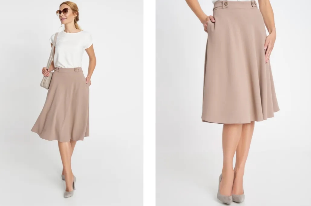 Jaką spódnicę na wystający brzuch wybrać, by wyglądać szczuplej?